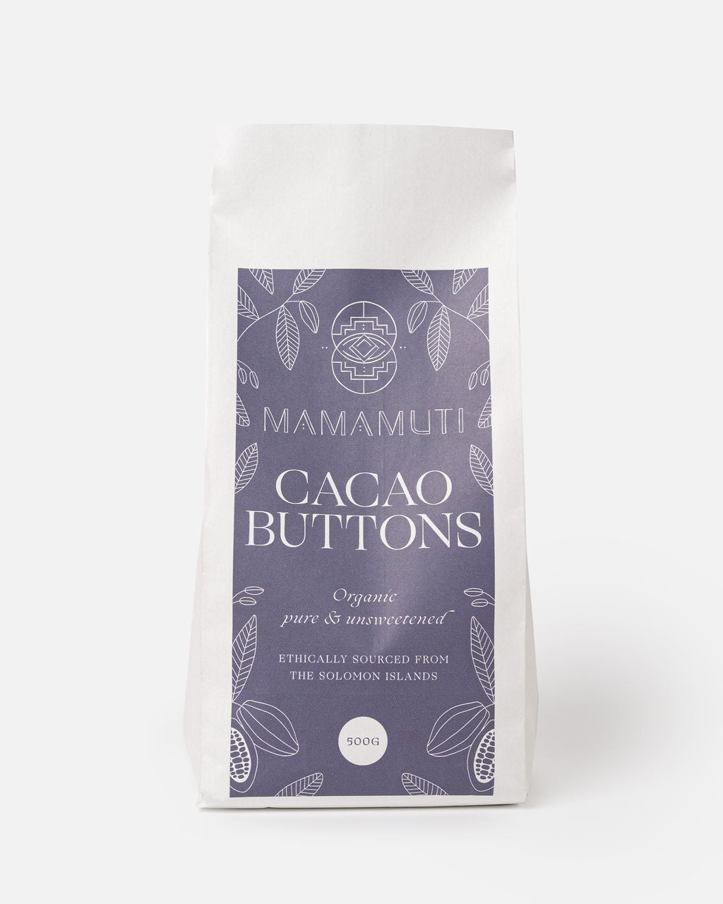 Solomon Islands 100% Pure Cacao Paste Buttons - 500g